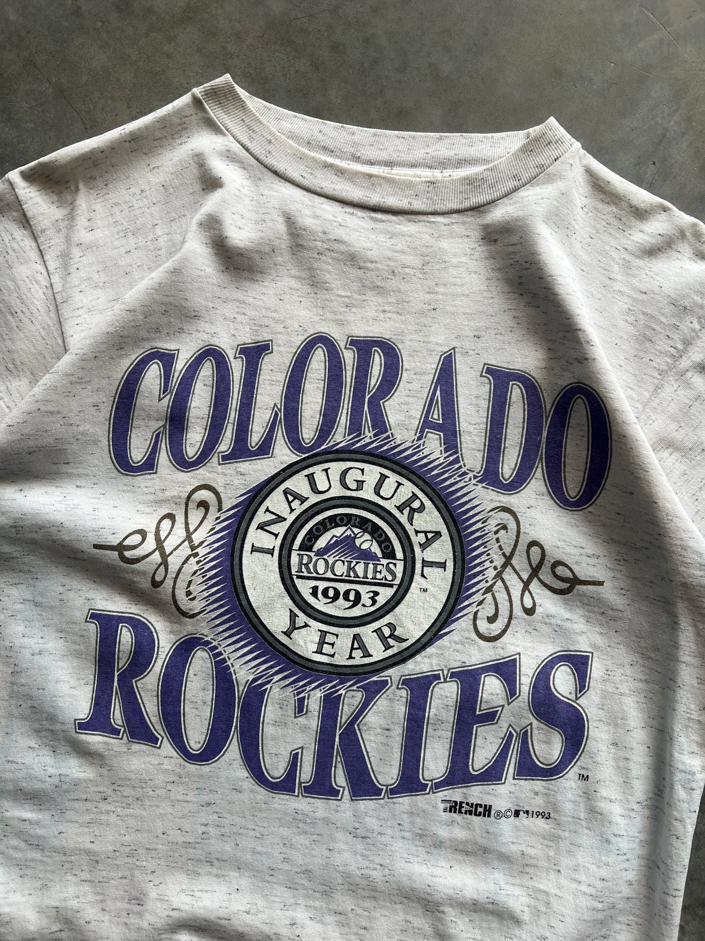 Vintage Colorado Rockies Spellout Shirt - L