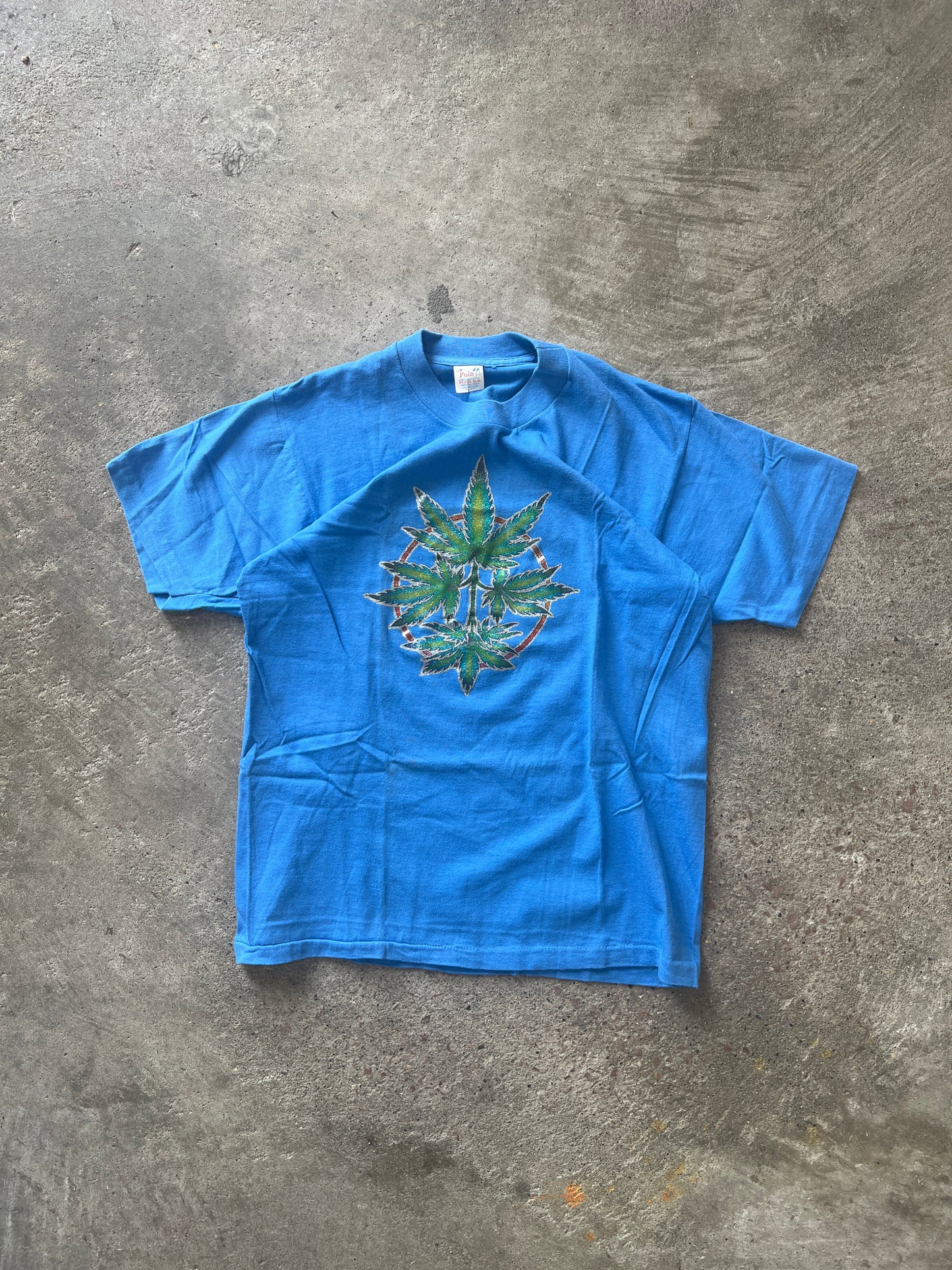 Vintage Cannabis Plant Shirt - M