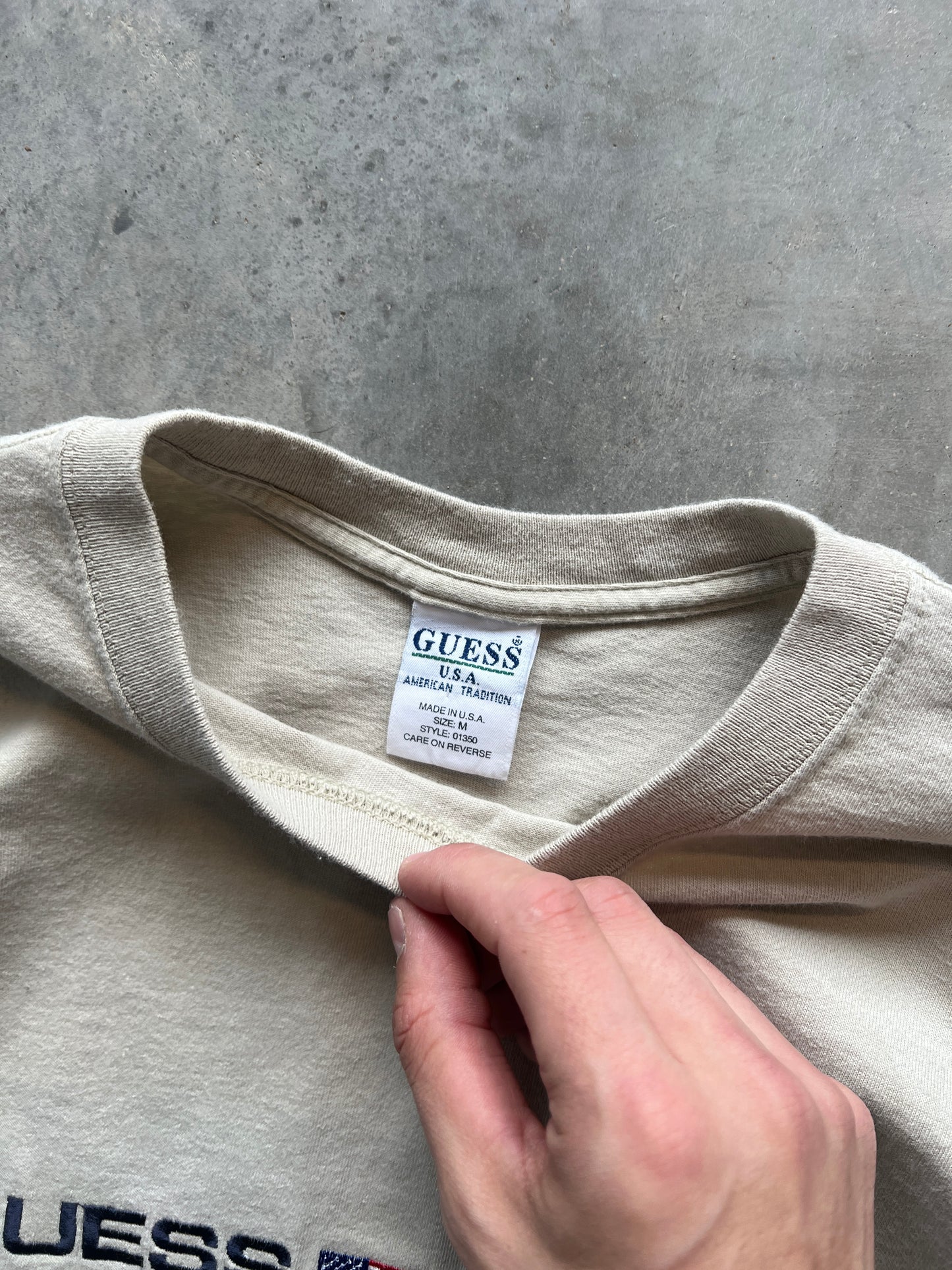 Vintage Guess Jeans Spellout Shirt - S/M