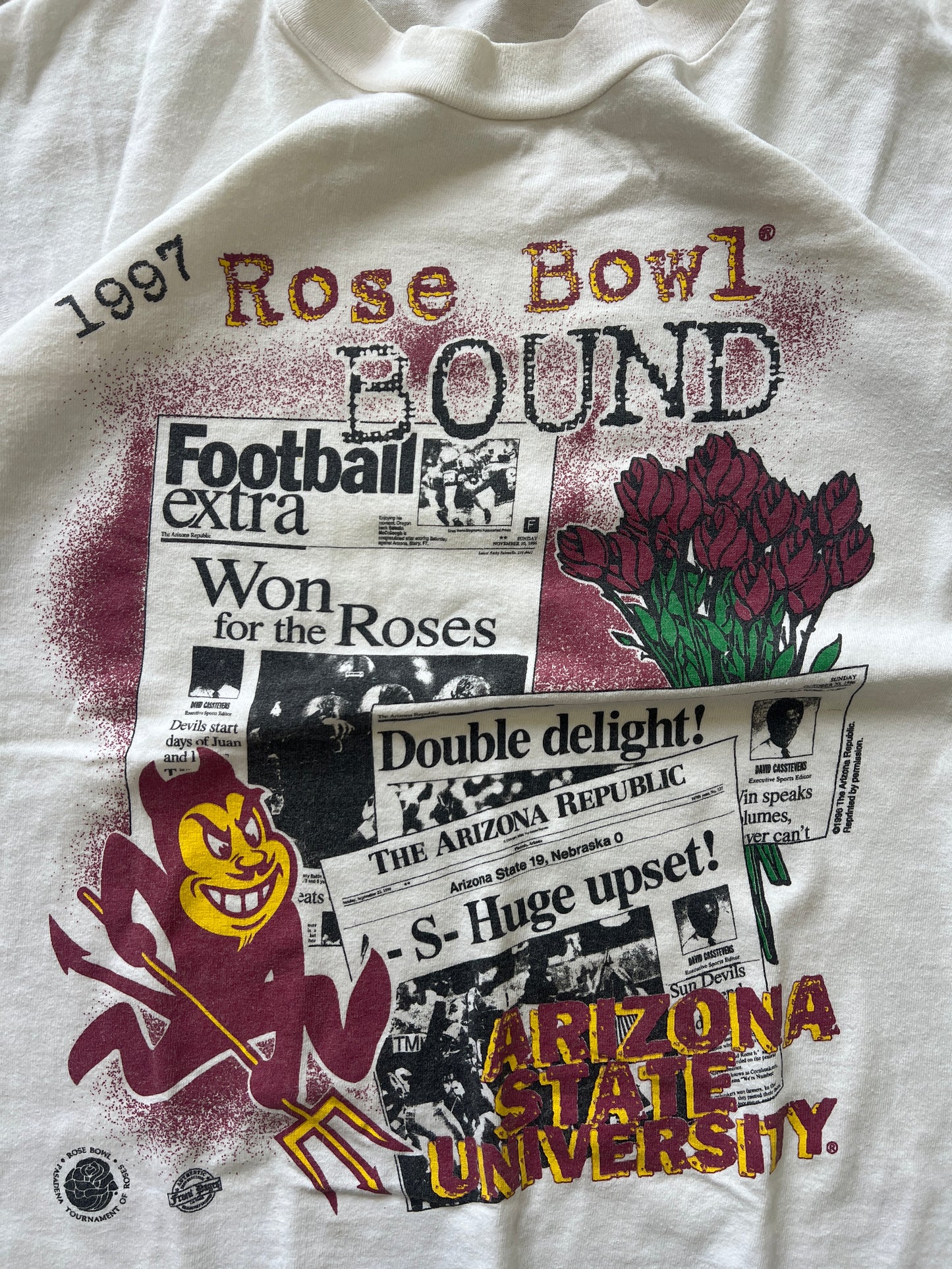 Vintage ASU Rose Bowl Shirt - L