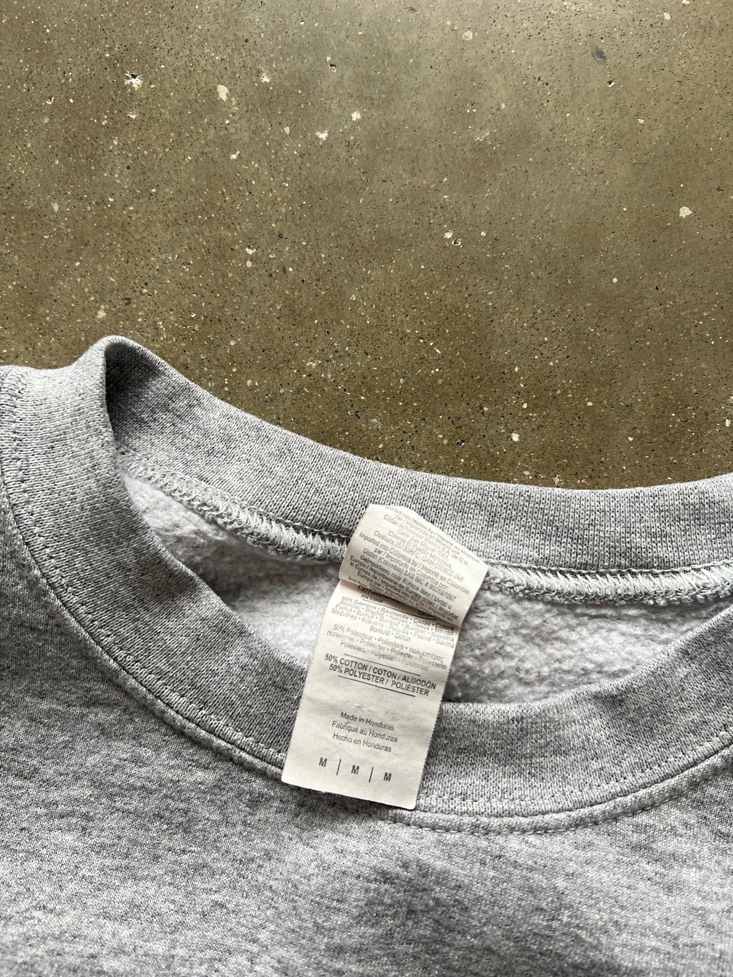 Vintage Grey USA Crew - M