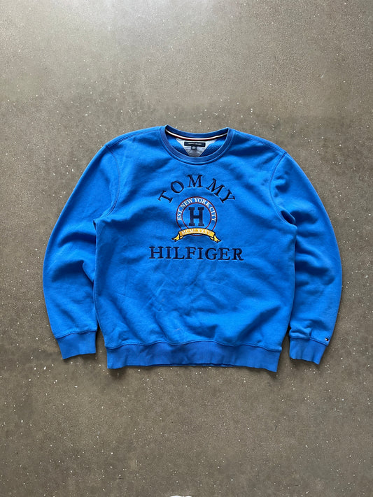 Vintage Blue Tommy Hilfiger Crew - XL