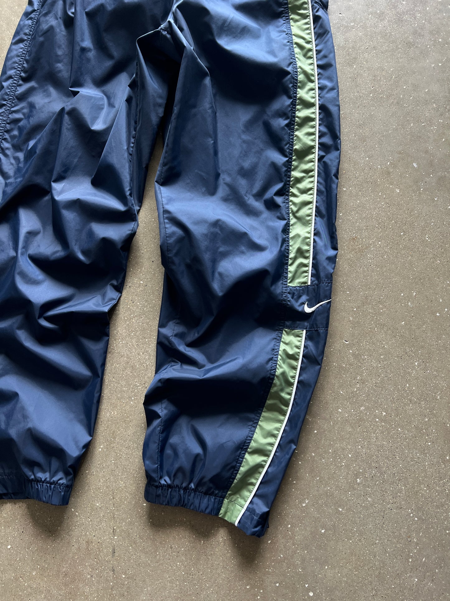 Vintage Navy Blue Nike Track Pants - XL