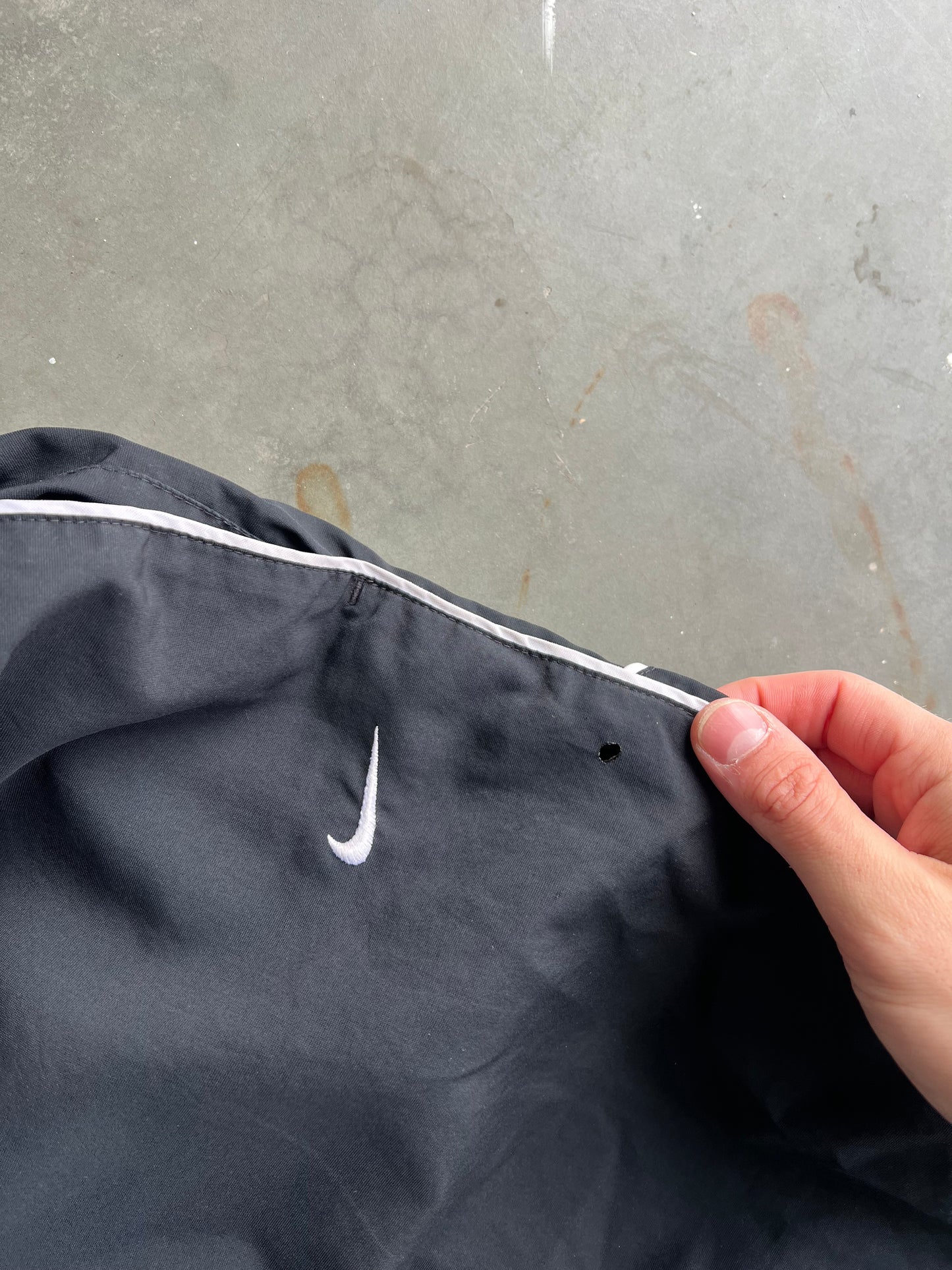 Vintage Black Nike Swoosh Track Pants - L