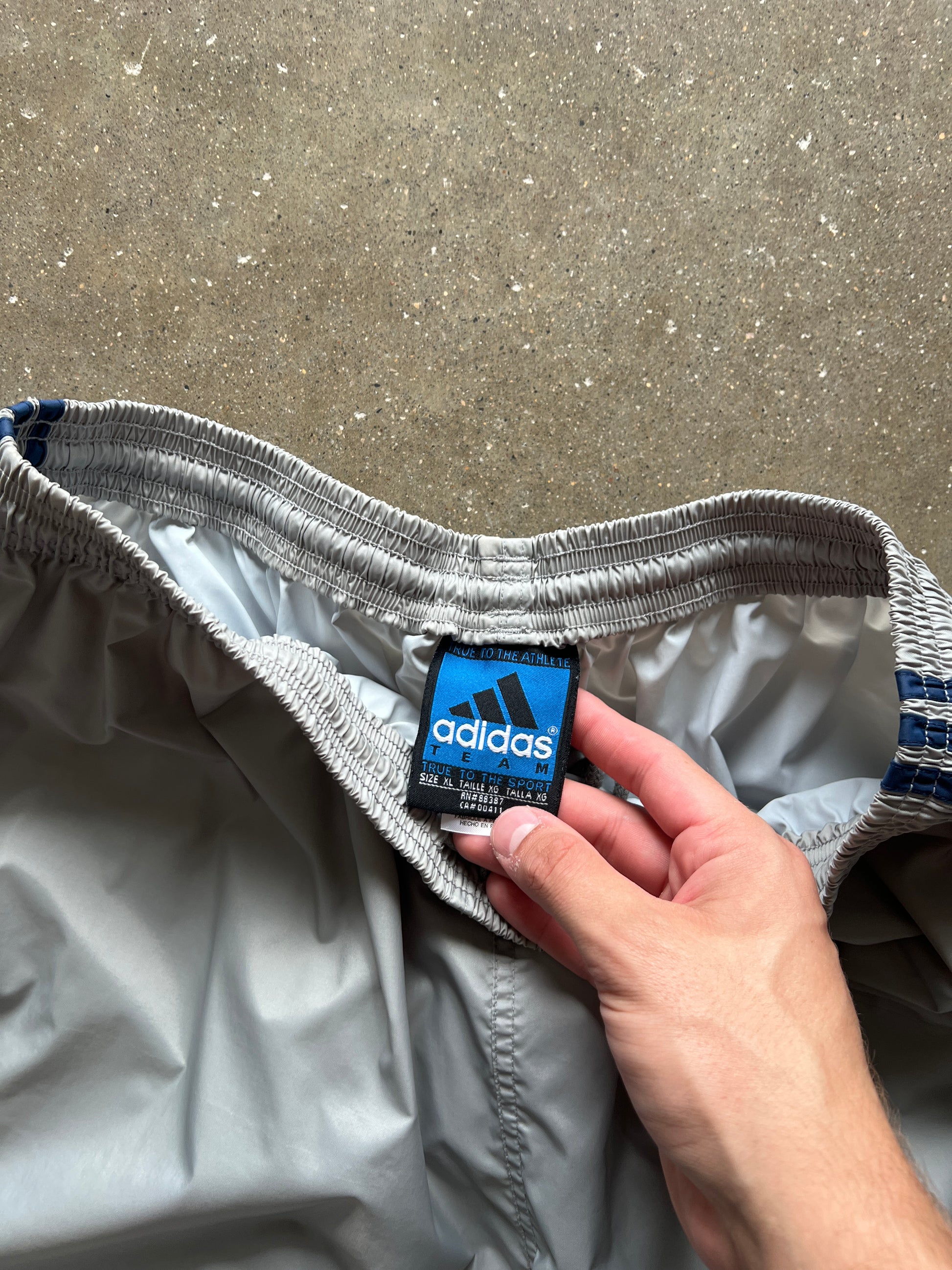 Vintage Grey Yankees Adidas Track Pants - L