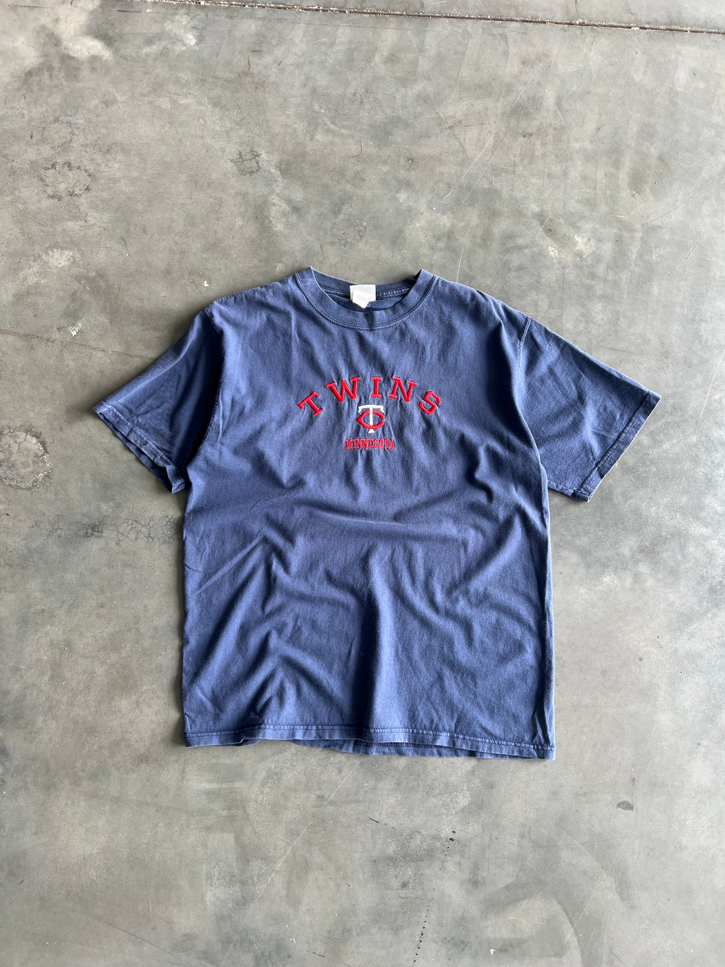 Vintage Faded Blue Minnesota Twins Shirt - L