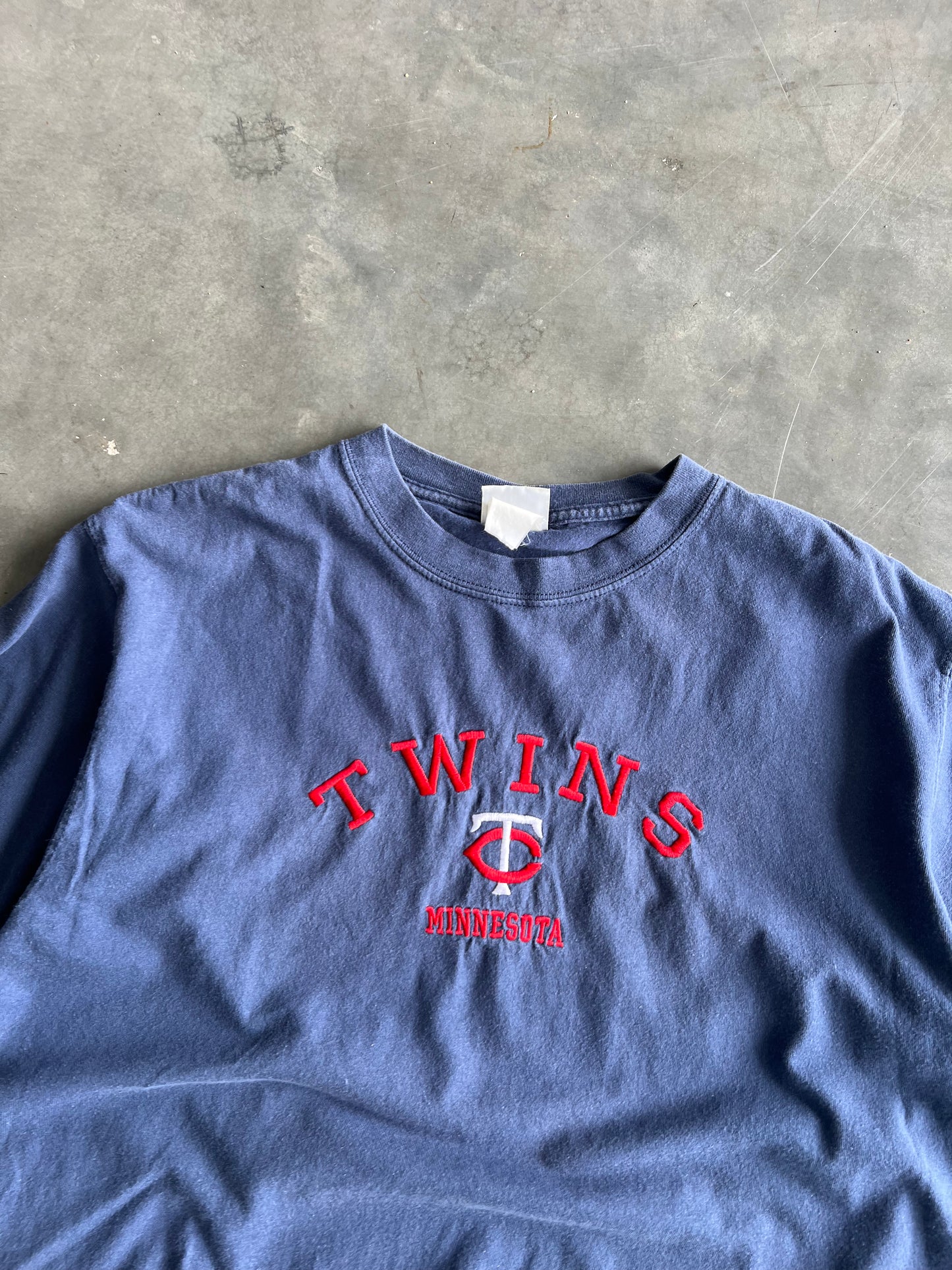 Vintage Faded Blue Minnesota Twins Shirt - L