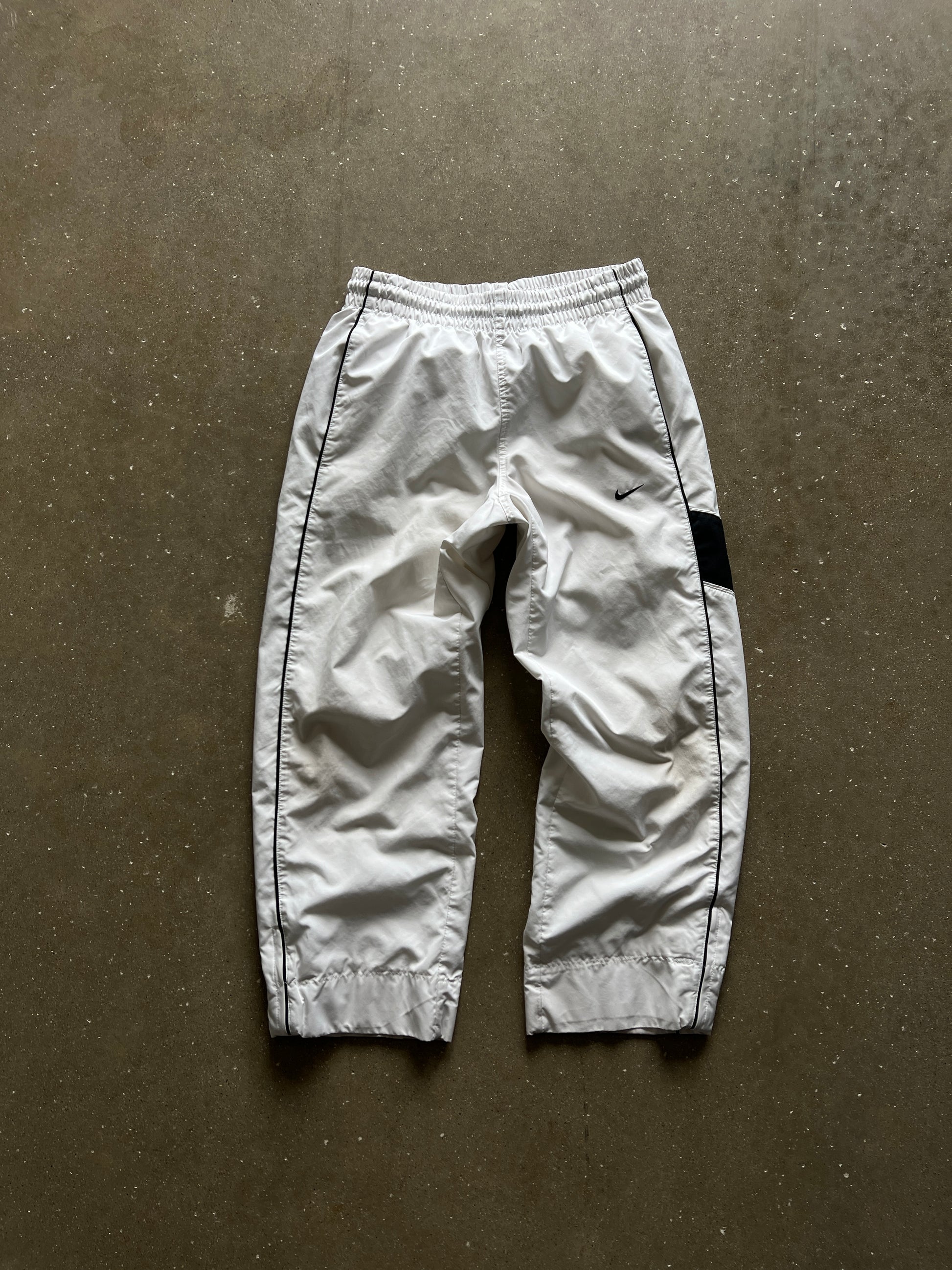Vintage White Nike Track Pants - S