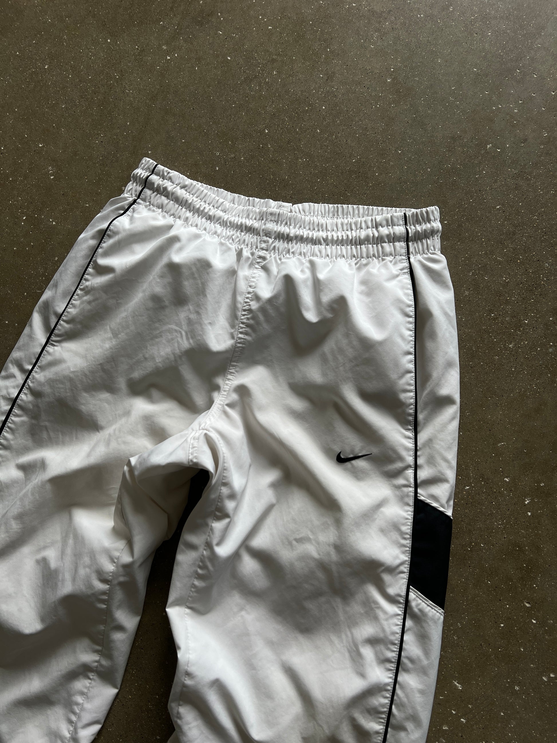 Vintage White Nike Track Pants - S