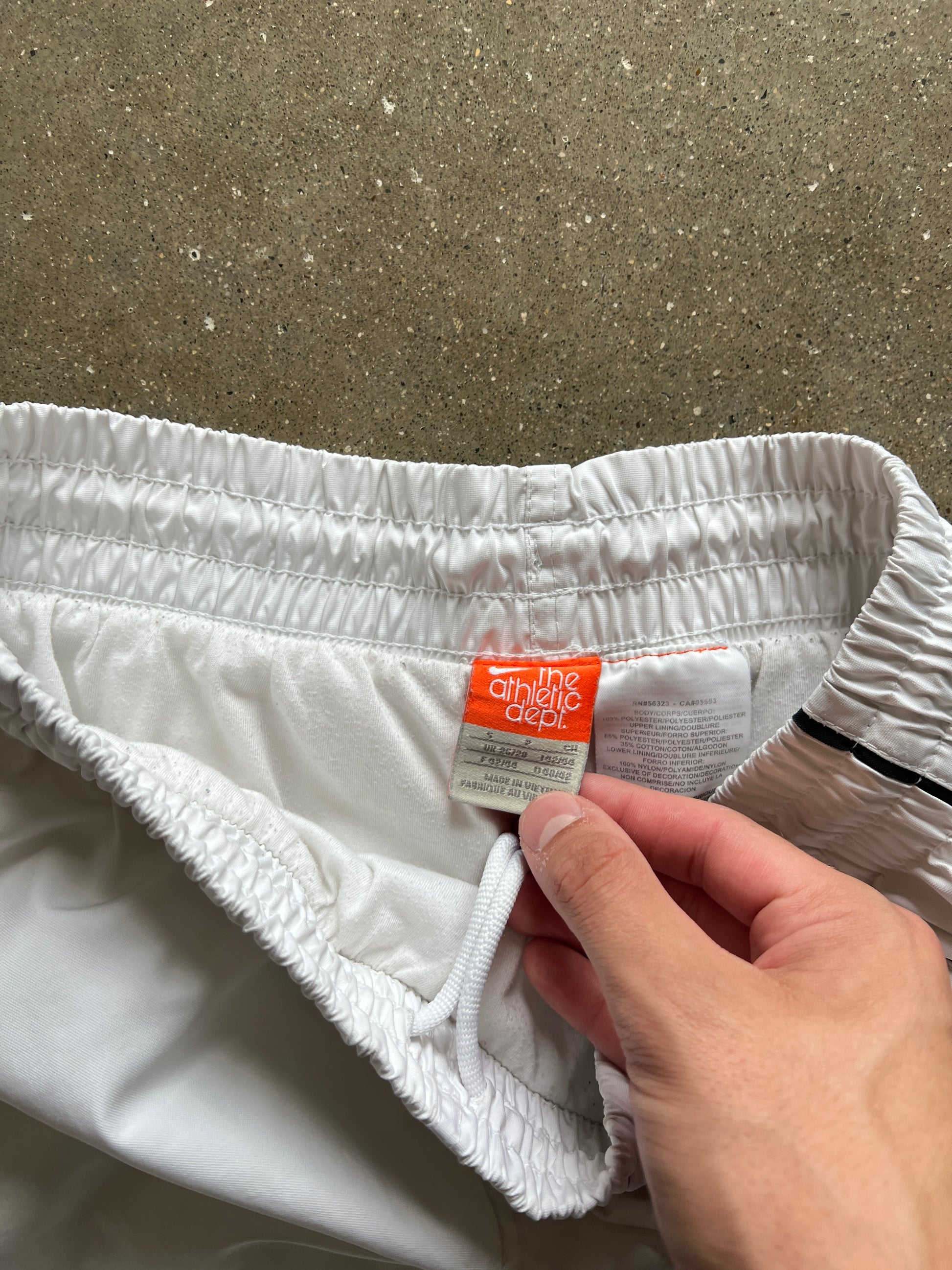 Vintage White Nike Track Pants - S