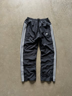 Vintage Black Adidas Track Pants - L
