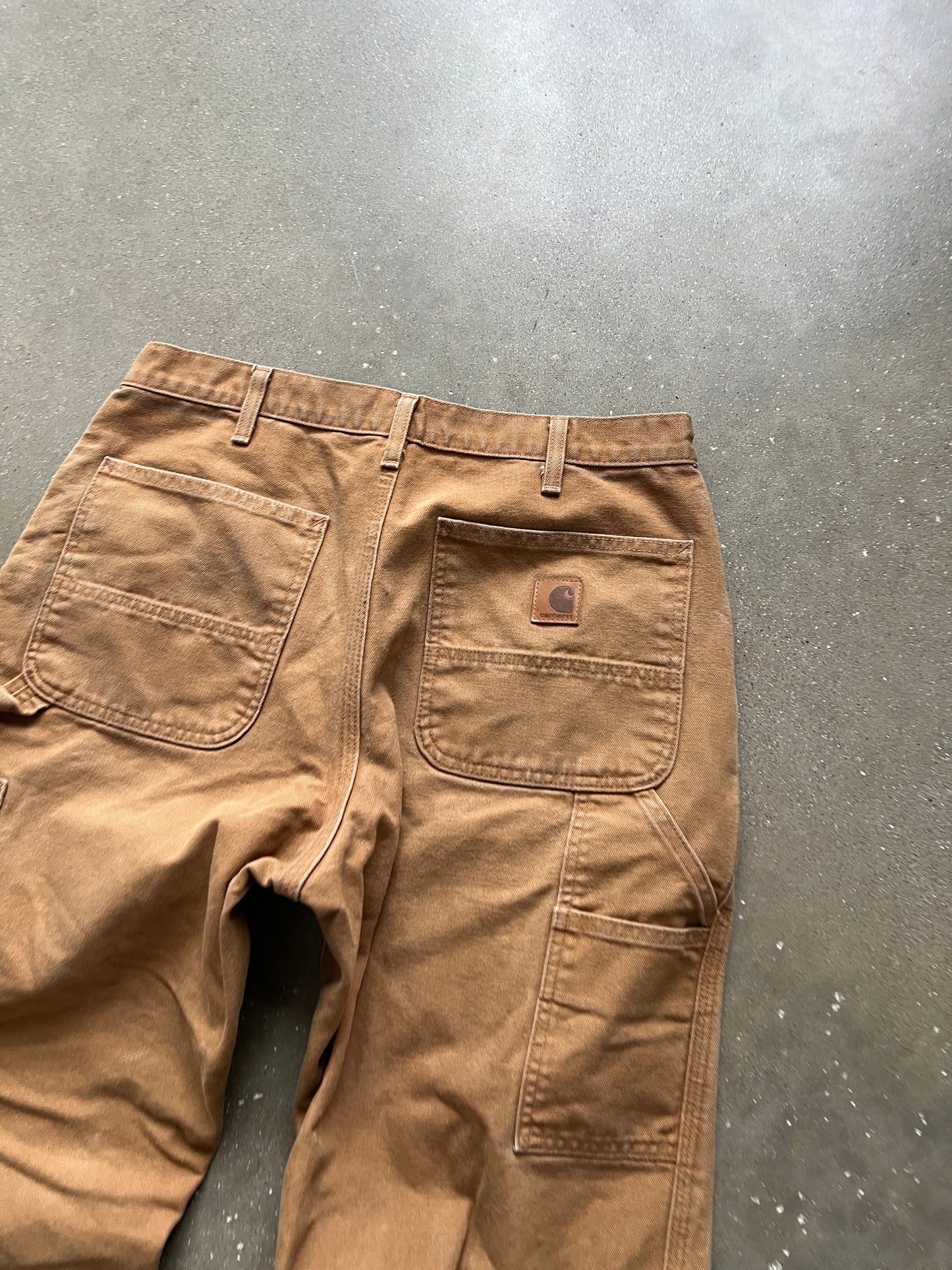 Vintage Dark Tan Carhartt Pants - 33