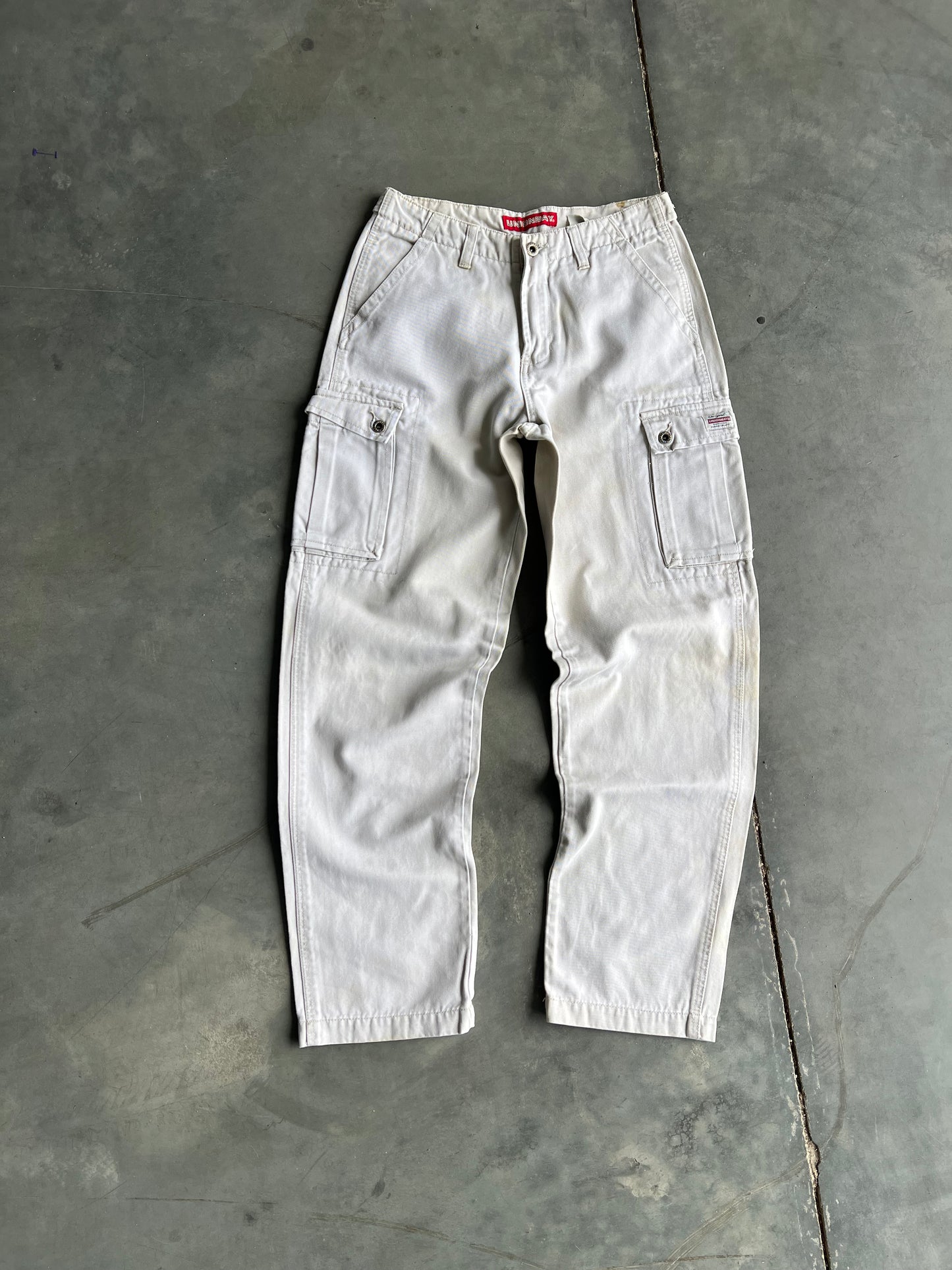 Vintage Cream Union Bay Baggy Pants - 5
