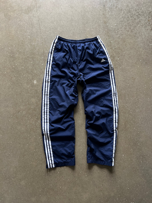 Vintage Navy Blue Adidas Track Pants - L