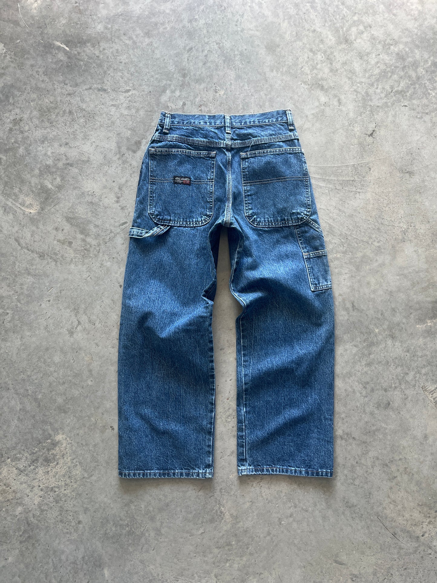 Vintage Blue Wrangler Carpenter Pants - 22x26