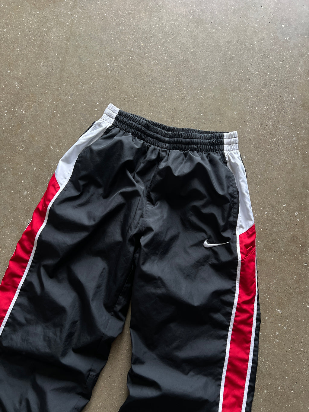 Vintage Red Nike Track Pants - YL