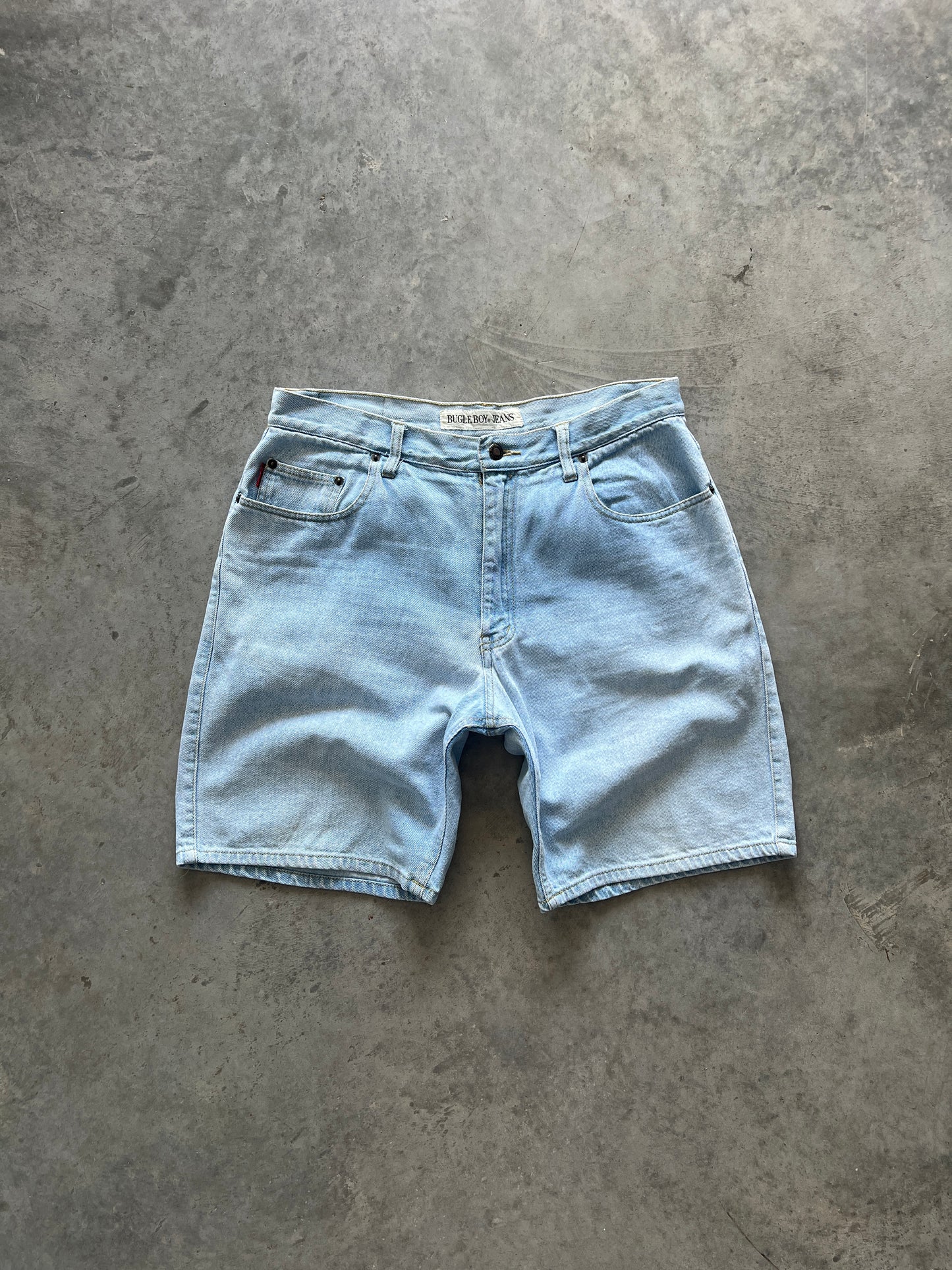 Vintage Faded Bugle Boy Shorts - 32