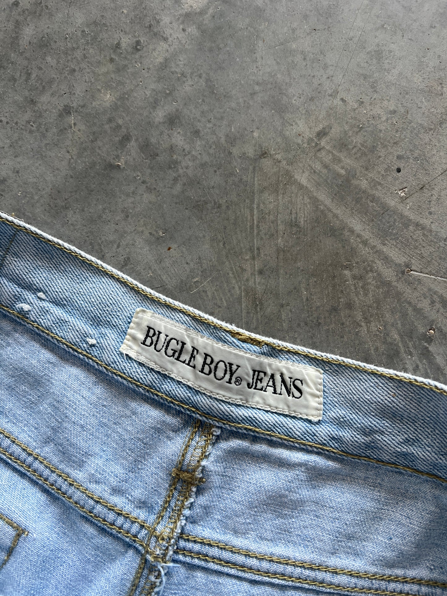 Vintage Faded Bugle Boy Shorts - 32