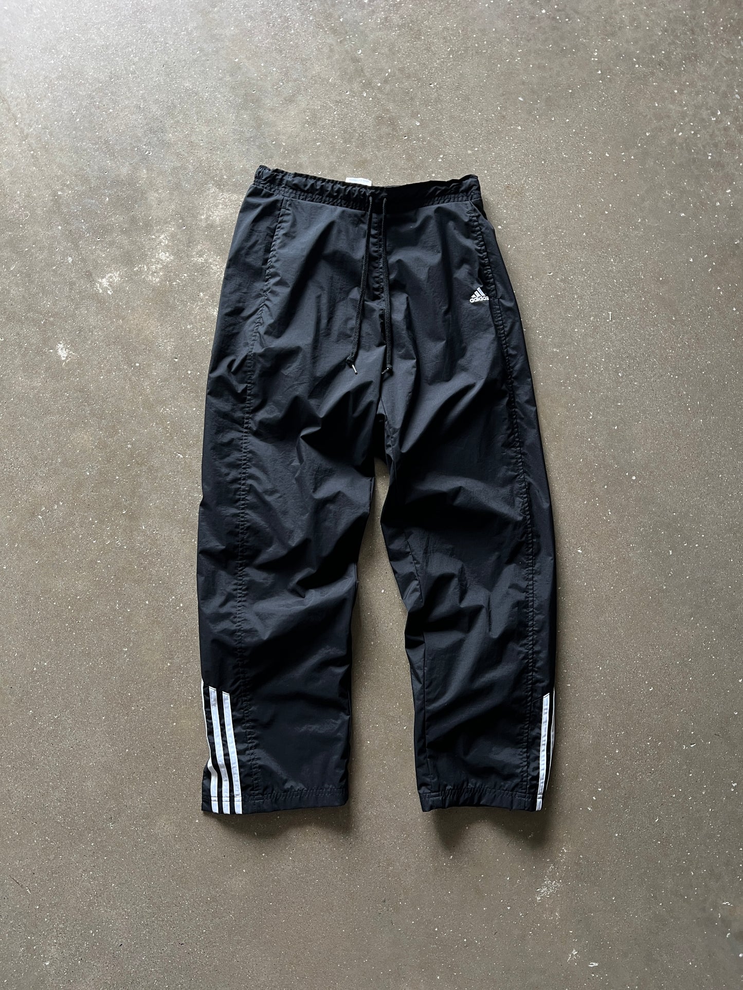 Vintage Black Adidas Track Pants - L