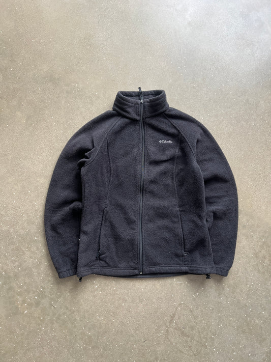 Vintage Black Columbia Fleece - L