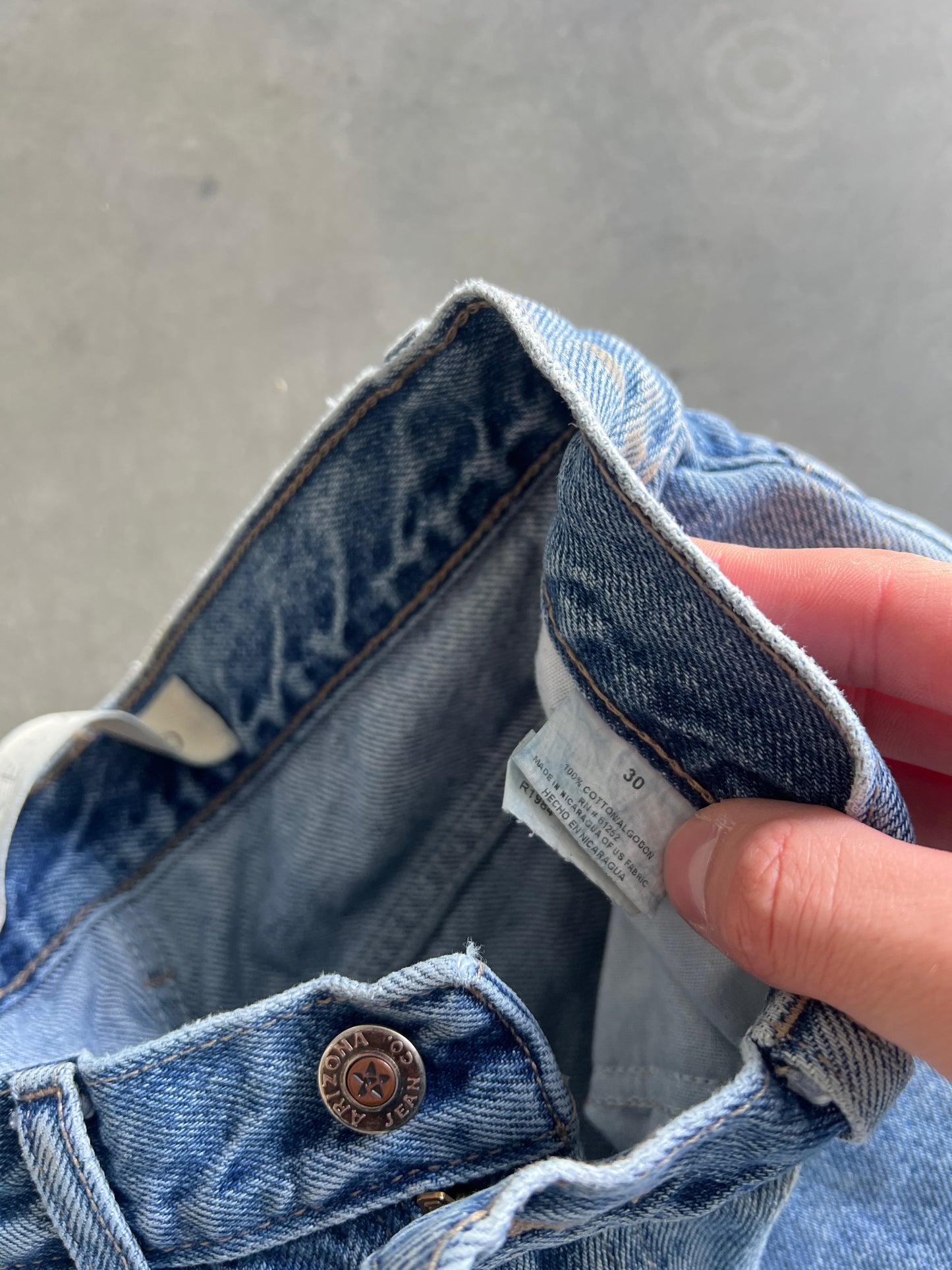Vintage Denim Blue Arizona Jorts - 31