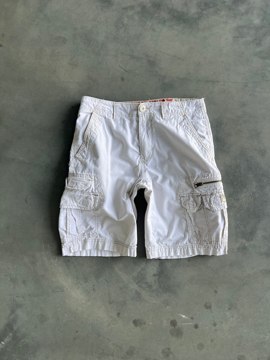 Vintage White Union Bay Baggy Shorts - 30