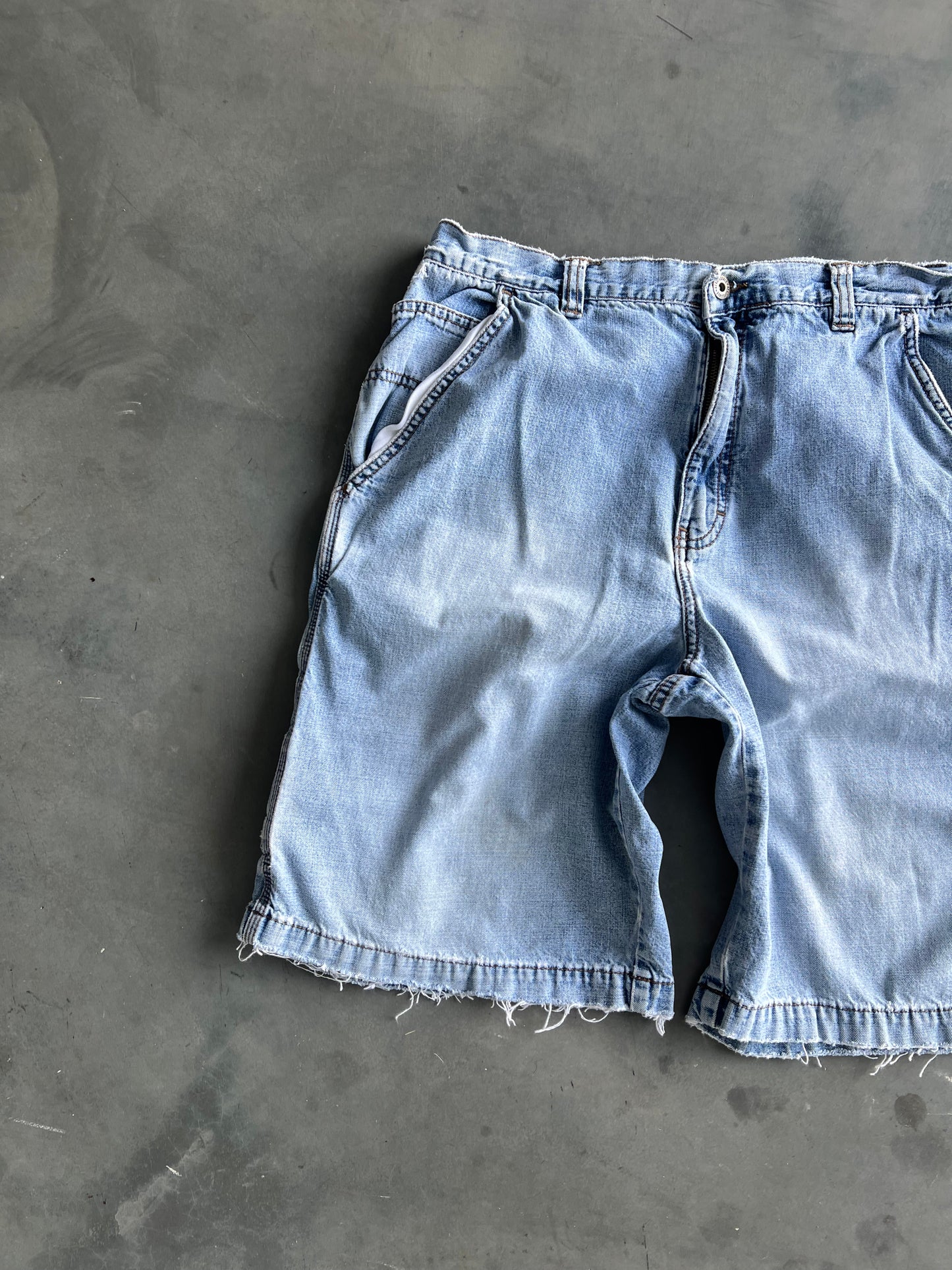 Vintage Faded Blue Aeropostale Jorts - 34