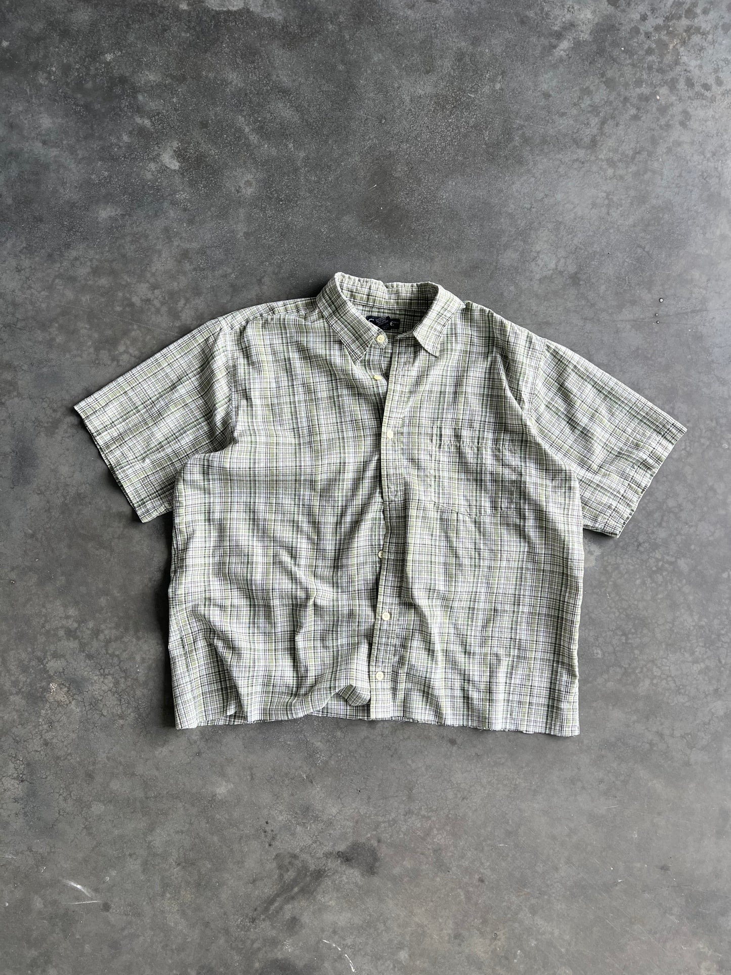 Vintage Green Cherokee Button Up Shirt - L
