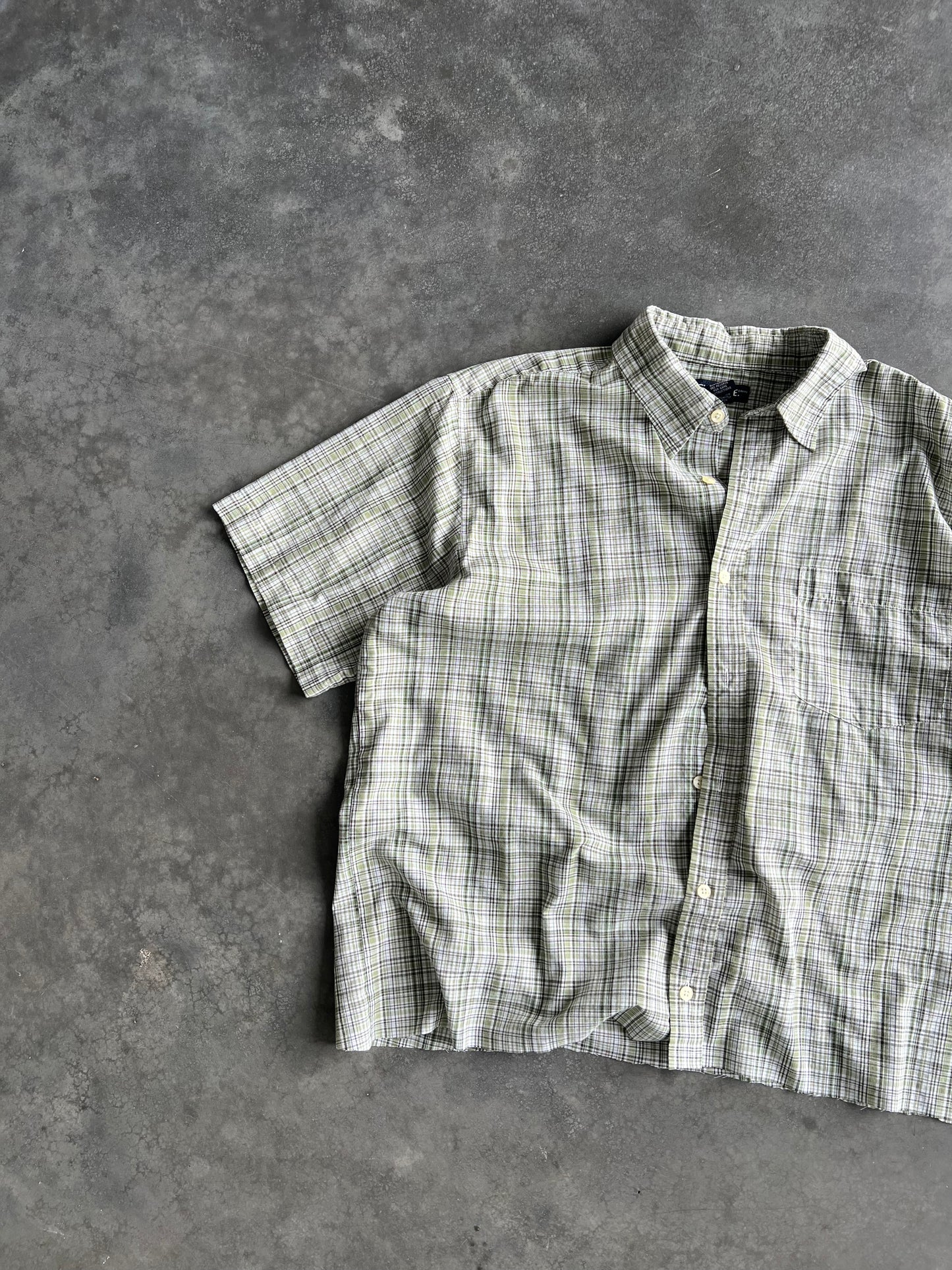 Vintage Green Cherokee Button Up Shirt - L