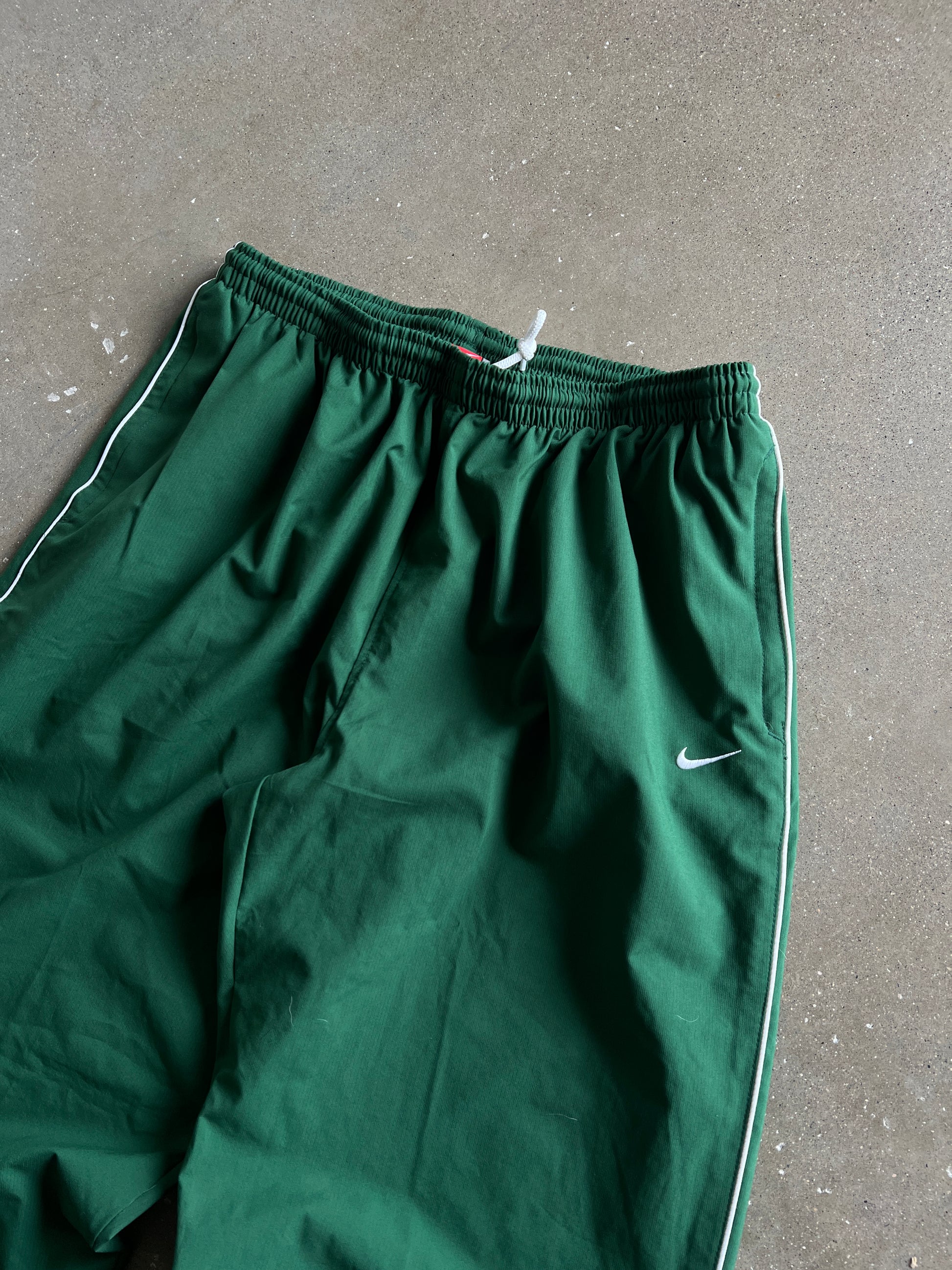 Vintage Green Nike Swoosh Track Pants - XL