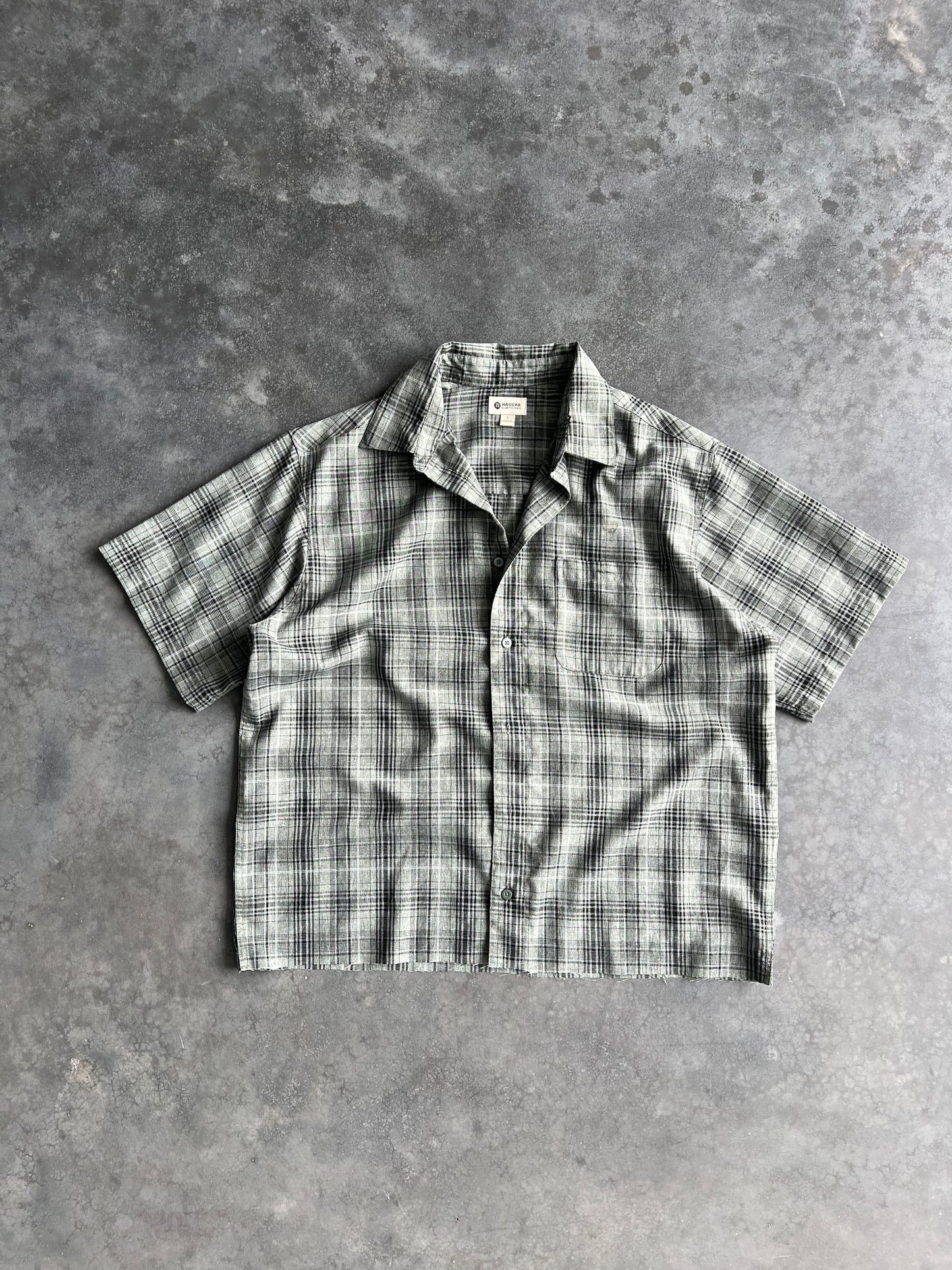 Vintage Green Haggar Button Up Shirt - L