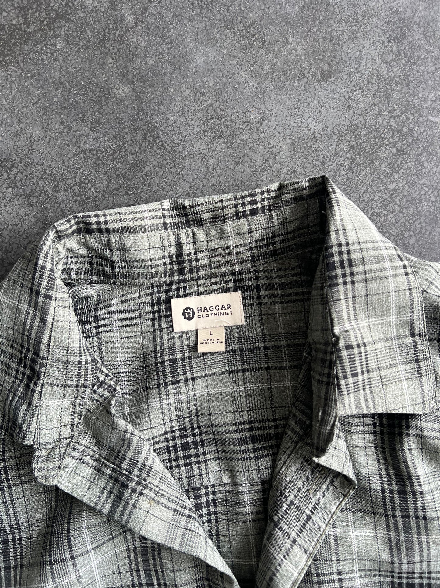 Vintage Green Haggar Button Up Shirt - L