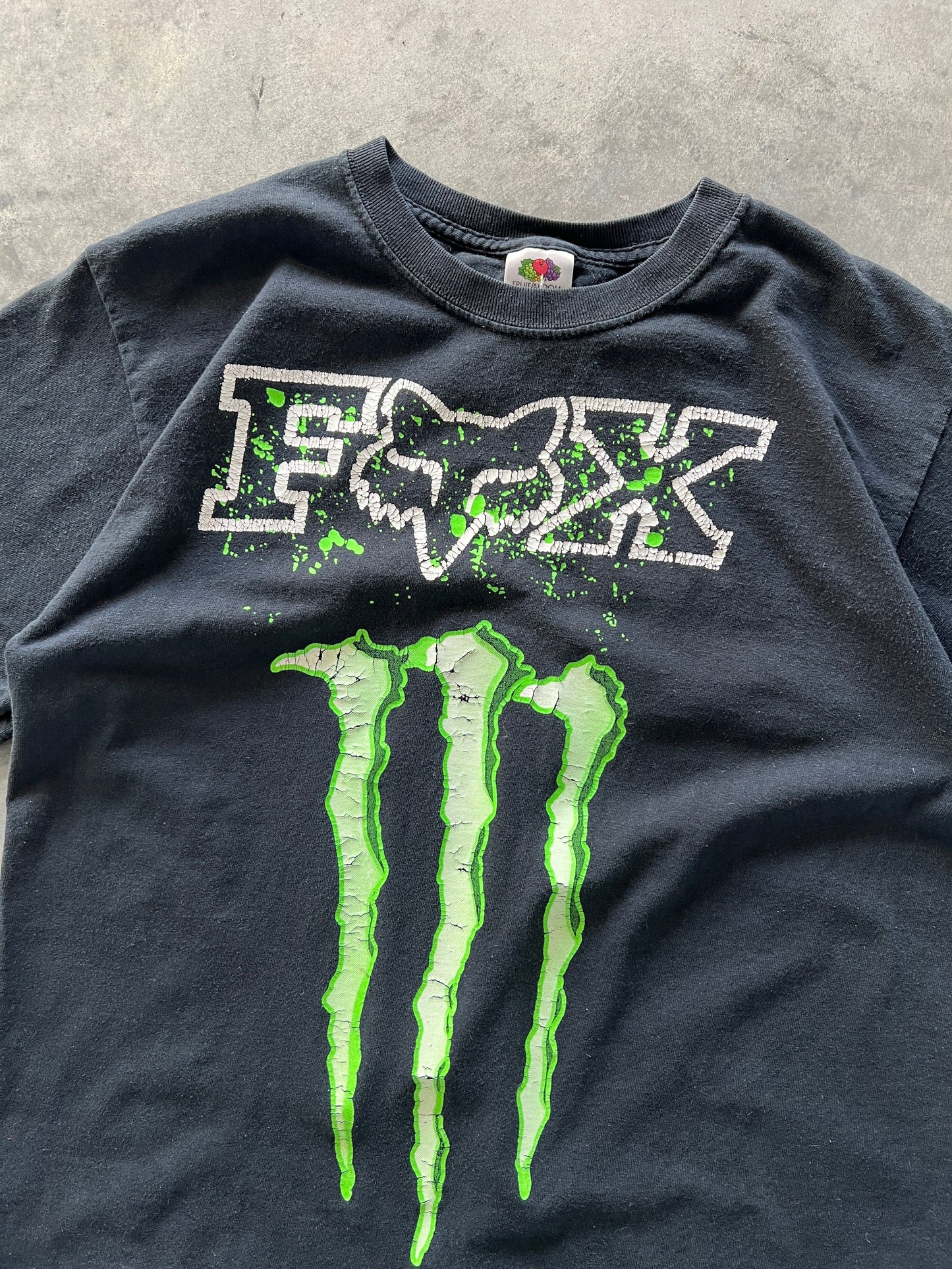 Vintage Neon Green Fox Racing Shirt - S