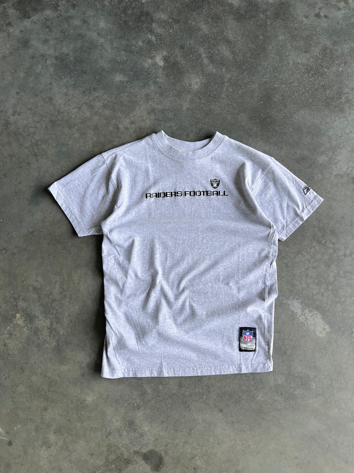 Vintage Grey Oakland Raiders Shirt - S