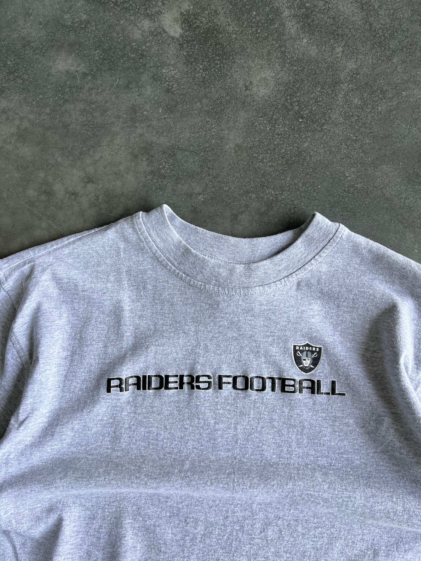 Vintage Grey Oakland Raiders Shirt - S