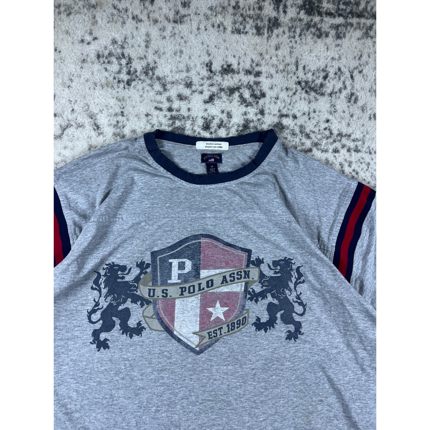 Vintage US Polo Assn. Graphic T-Shirt - XXL