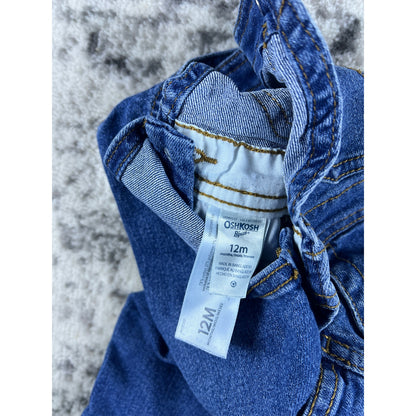Oshkosh Bgosh Denim Overalls - 12M