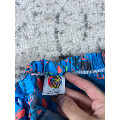 Bugle Boy Kids Geo-Pattern Swim Trunks - L