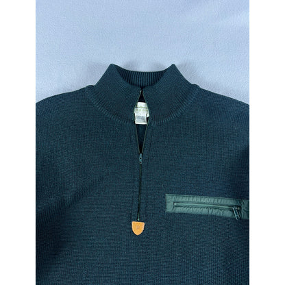 Vintage Patagonia Washed Wool 1/4 Zip Sweater - L