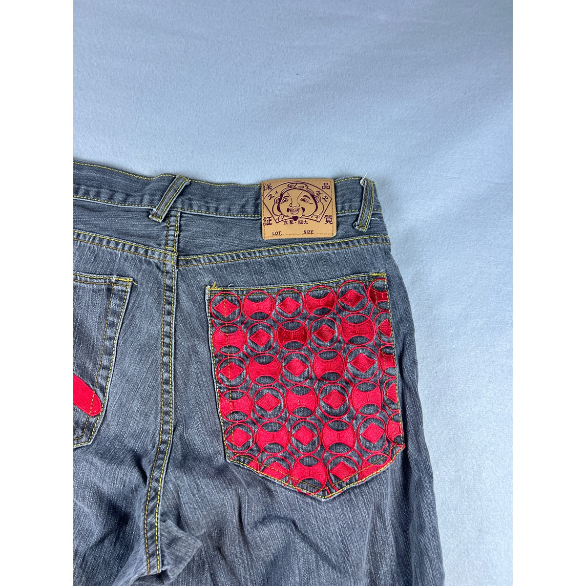 Vintage Evisu Y2K Denim Shorts - 32