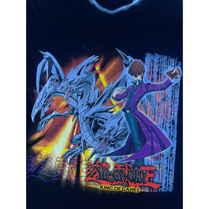 Vintage Yu-Gi-Oh Seto Kaiba Blue Eyes Dragon Tee - Youth L