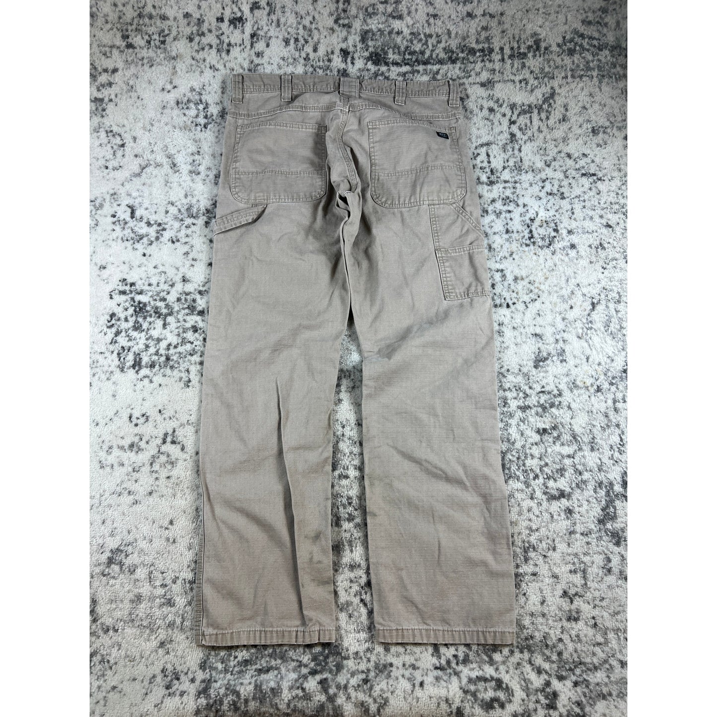 Vintage Key Double Knee Tan Carpenter Pants - 34