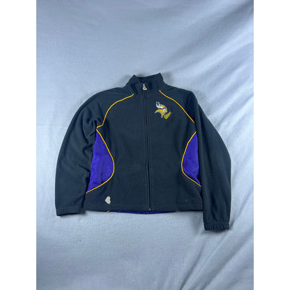Vintage Minnesota Vikings Fleece Jacket Womens - L