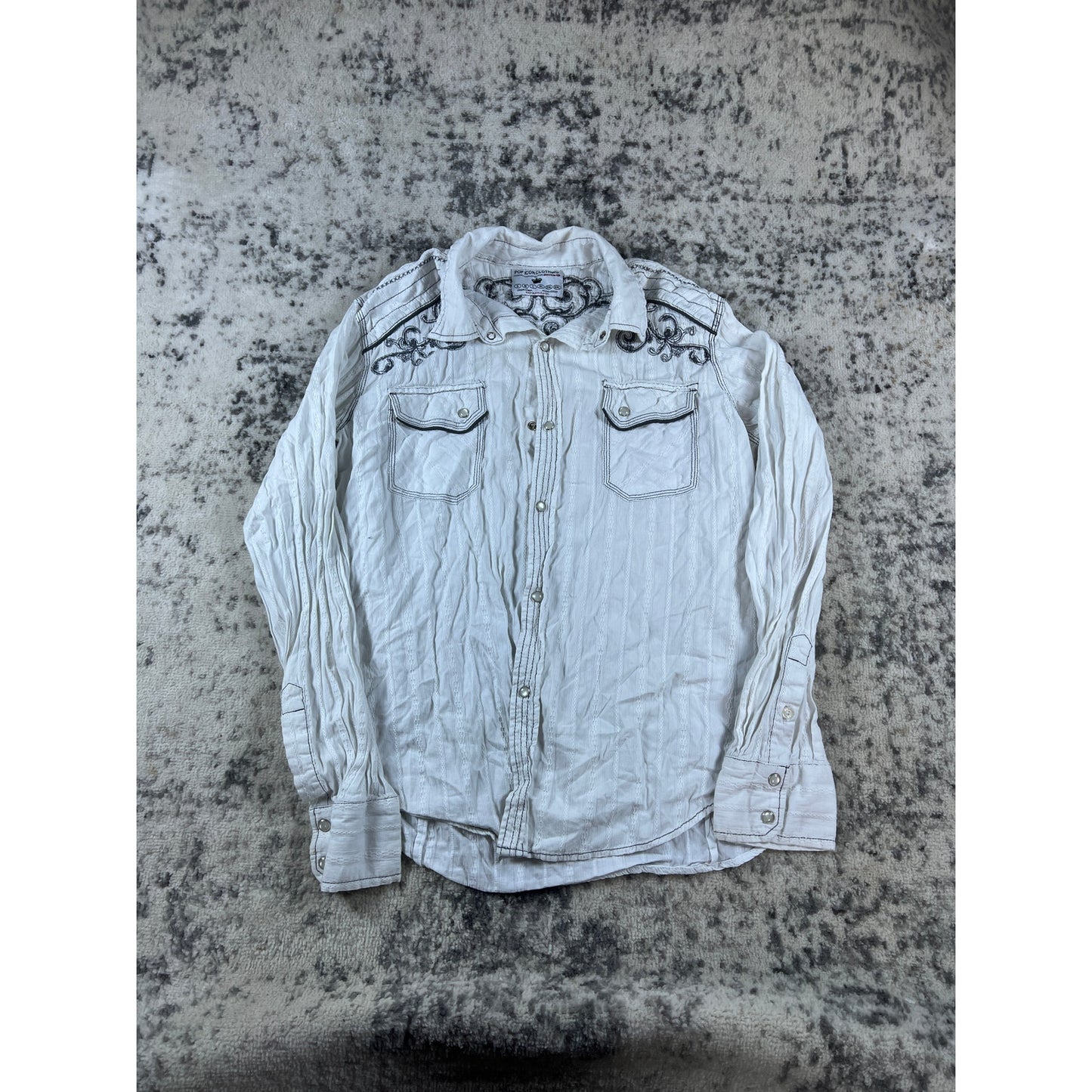 Pop Icon Buckle Shirt Mens - L