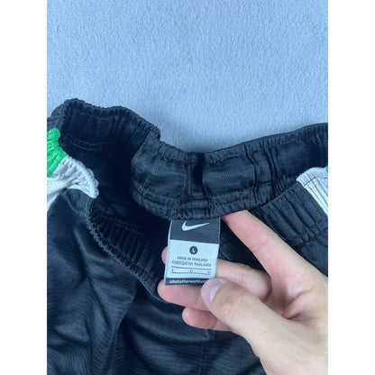 Black Nike Swoosh Basketball Shorts - L