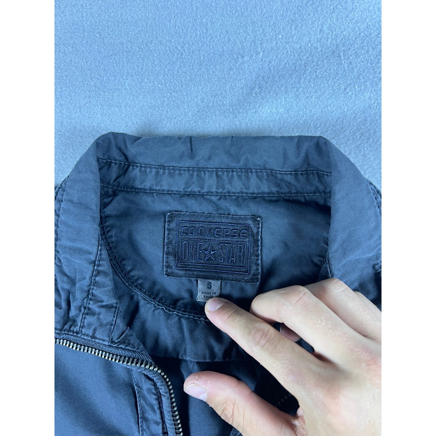 Y2K Converse One Star Military Jacket - S