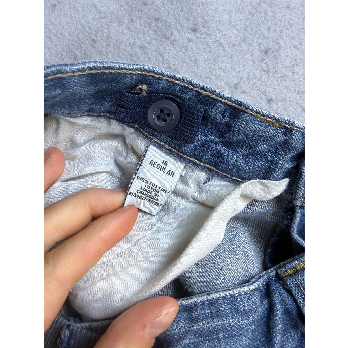 Old Navy Loose Painter Carpenter Jeans Youth - 16
