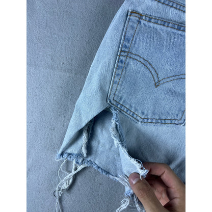 Vintage 90s Levi's 551 Denim Cut Off Shorts - 16