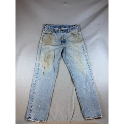 Carhartt Distressed Relaxed Straight Work Jeans - 38x34