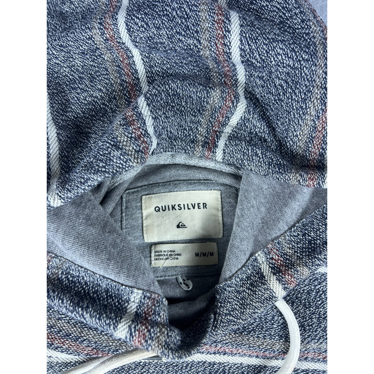 Quiksilver Baja Knit Hoodie Sweatshirt - M